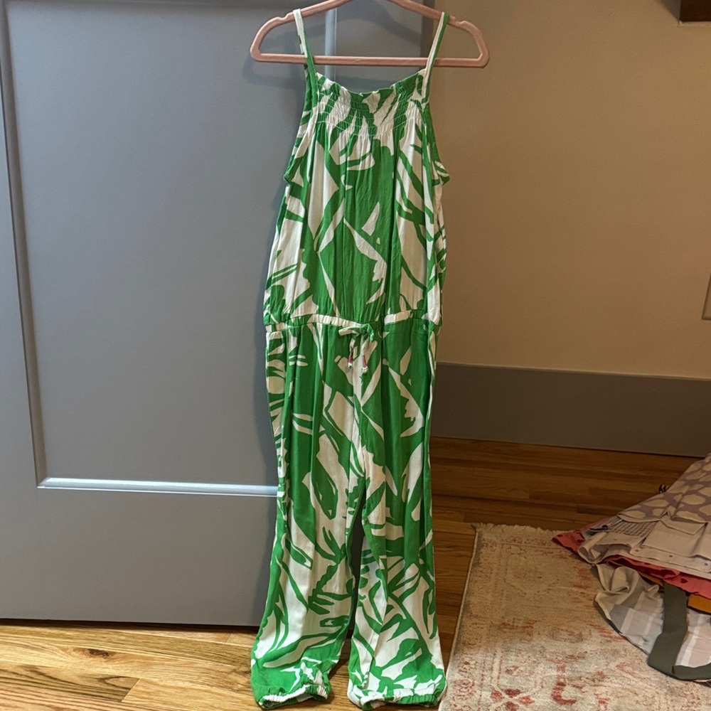 Lilly Pulitzer for Target Green and White Kids Jumpsuit